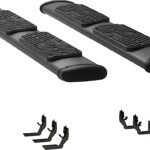 Luverne 277078-401632 Running Boards, Powdercoated Textured Black, Stainless Steel, Extended Cab Pickup, Regal 7 in. Series