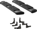 Luverne 277078-401743 Running Boards, Powdercoated Textured Black, Stainless Steel, Extended Cab Pickup, Regal 7 in. Series