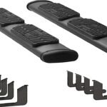 Luverne 277088-400752 Running Boards, Powdercoated Textured Black, Stainless Steel, Crew Cab Pickup/Extended Crew Cab Pickup, Regal 7 in. Series
