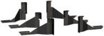 Luverne 277088-401232 Running Boards, Powdercoated Textured Black, Stainless Steel, Crew Cab Pickup/Standard Cab Pickup, Regal 7 in. Series - Image 3