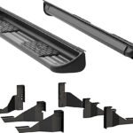 Luverne 281033-571032 Running Boards, Powdercoated Textured Black, Stainless Steel, Crew Cab Pickup/Crew Cab Pickup, Side Entry 7 in. Series