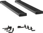 Luverne 415078-400938 Running Boards, Powdercoated Textured Black, Aluminum, 76.3 in. Bed, Crew Cab Pickup/Standard Cab Pickup, 7 in. Grip Step Series