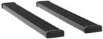 Luverne 415078-401232 Running Boards, Powdercoated Textured Black, Aluminum, Extended Cab Pickup, 7 in. Grip Step Series