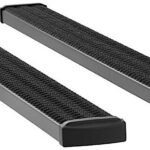 Luverne 415088-401232 Running Boards, Powdercoated Textured Black, Aluminum, Crew Cab Pickup/Crew Cab Pickup, 7 in. Grip Step Series