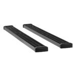 Luverne 415088-401731 Running Boards, Powdercoated Textured Black, Aluminum, 7 in. Wide Stepping Surface, 88 in. Length, Grip Step Series