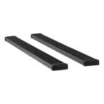 Luverne 415098-400940 Running Boards, Powdercoated Textured Black, Aluminum, 7 in. Wide Stepping Surface, 98 in. Length, Rocker Mount Type, Crew Cab Pickup/Extended Cab Pickup, 67.4/76.3 in. Bed, Grip Step Series