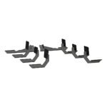 Luverne 415098-400940 Running Boards, Powdercoated Textured Black, Aluminum, 7 in. Wide Stepping Surface, 98 in. Length, Rocker Mount Type, Crew Cab Pickup/Extended Cab Pickup, 67.4/76.3 in. Bed, Grip Step Series - Image 3