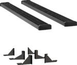 Luverne 415098-401345 Running Boards, Powdercoated Textured Black, Aluminum, 98 in. Length, 135.0 in. Wheelbase, For Long Models, 7 in. Grip Step Series