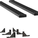 Luverne 415098-401345 Running Boards, Powdercoated Textured Black, Aluminum, 98 in. Length, 135.0 in. Wheelbase, For Long Models, 7 in. Grip Step Series