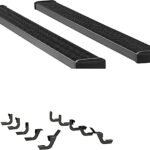 Luverne 415098-570125 Running Boards, Powdercoated Textured Black, Aluminum, 98 in. Length, For Long Models, 7 in. Grip Step Series