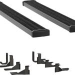 Luverne 415102-401117 Running Boards, Powdercoated Textured Black, Aluminum, Crew Cab Pickup/Extended Cab Pickup, 7 in. Grip Step Series