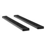 Luverne 415102-401530 Running Boards, Powdercoated Textured Black, Aluminum, 7 in. Wide Stepping Surface, 102 in. Length, 67.1 in. Bed, Crew Cab Pickup, Grip Step Series