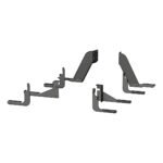 Luverne 415102-401530 Running Boards, Powdercoated Textured Black, Aluminum, 7 in. Wide Stepping Surface, 102 in. Length, 67.1 in. Bed, Crew Cab Pickup, Grip Step Series - Image 2