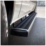 Luverne 415114-401448 Running Boards, Powdercoated Textured Black, Aluminum, 79.4 in. Bed, Crew Cab Pickup, 7 in. Grip Step Series - Image 2