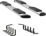 Luverne 477093-400829 Running Boards, Polished, Stainless Steel, 98.0 in. Bed, Standard Cab Pickup, Regal 7 in. Series