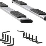 Luverne 477093-400829 Running Boards, Polished, Stainless Steel, 98.0 in. Bed, Standard Cab Pickup, Regal 7 in. Series