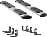 Luverne 477114-401447 Running Boards, Polished, Stainless Steel, 78.8/78.9 in. Bed, Crew Cab Pickup, without Factory Flaps, Regal 7 in. Series