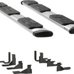 Luverne 477125-401117 Running Boards, Polished, Stainless Steel, 96.0/97.6/97.8 in. Bed, Crew Cab Pickup, Regal 7 in. Series
