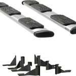 Luverne 477125-401339 Running Boards, Polished, Stainless Steel, 98.3 in. Bed, Crew Cab Pickup, Regal 7 in. Series