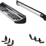 Luverne 481033-571632 Side Entry 7 in. Series Running Boards, Polished Non-Powered Stainless Steel Set of 2