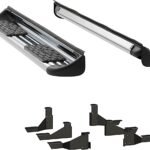 Luverne 481143-571743 Side Entry 7 in. Series Running Boards, Polished Non-Powered Stainless Steel Set of 2