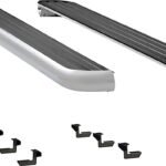 Luverne 575072-571134 6 1/2 in. MegaStep Series Running Boards, Polished Non-Powered Aluminum Set of 2
