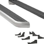 Luverne 575078-570237 Running Boards, with Polished Stainless Steel Trim, 75.9/76.3/78.0 in. Bed, Standard Cab Pickup, 6 1/2 in. MegaStep Series