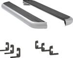 Luverne 575078-570713 6 1/2 in. MegaStep Series Running Boards, Polished Non-Powered Aluminum Set of 2