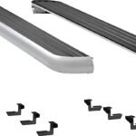Luverne 575078-571134 6 1/2 in. MegaStep Series Running Boards, Polished Non-Powered Aluminum Set of 2