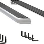 Luverne 575078-579922 6 1/2 in. MegaStep Series Running Boards, Polished Non-Powered Aluminum Set of 2