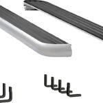 Luverne 575088-579922 6 1/2 in. MegaStep Series Running Boards, Polished Non-Powered Aluminum Set of 2