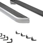 Luverne 575098-570745 Running Boards, 98 in. Length, with Polished Stainless Steel Trim, 6 1/2 in. MegaStep Series