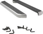 Luverne 575098-570929 Running Boards, with Polished Stainless Steel Trim, Extended Cab Pickup/Standard Cab Pickup, 78.8/97.4 in. Bed, 6 1/2 in. MegaStep Series