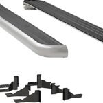 Luverne 575098-570939 Running Boards, with Polished Stainless Steel Trim, Crew Cab Pickup/Extended Cab Pickup/Standard Cab Pickup, 67.4/76.3/96.3 in. Bed, 6 1/2 in. MegaStep Series