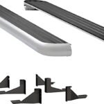 Luverne 575098-571345 Running Boards, 98 in. Length, with Polished Stainless Steel Trim, 135.0 in. Wheelbase, For Long Models, 6 1/2 in. MegaStep Series
