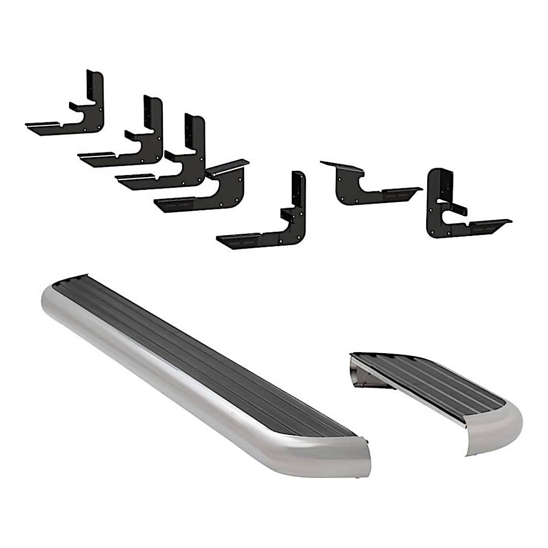 luv575100571477_1.jpg Luverne 575100-571477 MegaStep Series Running Boards, Polished Non-Powered Stainless Steel Set of 2 - Image 1