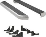 Luverne 575102-571339 Running Boards, with Polished Stainless Steel Trim, 76.3 in. Bed, Crew Cab Pickup, 6 1/2 in. MegaStep Series