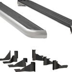 Luverne 575102-571339 Running Boards, with Polished Stainless Steel Trim, 76.3 in. Bed, Crew Cab Pickup, 6 1/2 in. MegaStep Series