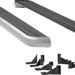 Luverne 575114-571339 Running Boards, with Polished Stainless Steel Trim, 76.3 in. Bed, Extended Crew Cab Pickup, 6 1/2 in. MegaStep Series