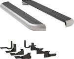 Luverne 575114-571747 Running Boards, with Polished Stainless Steel Trim, Crew Cab Pickup/Extended Cab Pickup, 78.8/97.6/97.6 in. Bed, 6 1/2 in. MegaStep Series