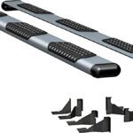 Luverne 583098-571339 Running Boards, Powdercoated Silver, Aluminum, 98.3 in. Bed, Standard Cab Pickup, O-Mega II 6 in. Series