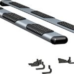 Luverne 583114-570929 Running Boards, Powdercoated Silver, Aluminum, 97.4 in. Bed, Extended Cab Pickup, O-Mega II 6 in. Series