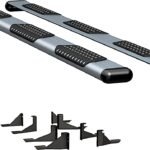 Luverne 583114-571346 Running Boards, Powdercoated Silver, Aluminum, 114 in. Length, 155.0 in. Wheelbase, For Long Models, O-Mega II 6 in. Series