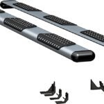 Luverne 583125-571439 Running Boards, Powdercoated Silver, Aluminum, 98.3 in. Bed, Crew Cab Pickup, O-Mega II 6 in. Series