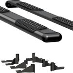 Luverne 584078-570939 Running Boards, Powdercoated Textured Black, Aluminum, 76.3 in. Bed, Standard Cab Pickup, O-Mega II 6 in. Series