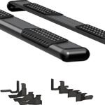 Luverne 584078-571117 Running Boards, Powdercoated Textured Black, Aluminum, 78.0/78.7/78.9 in. Bed, Standard Cab Pickup, O-Mega II 6 in. Series