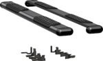 Luverne 584088-571117 Running Boards, Powdercoated Textured Black, Aluminum, 96.0/97.6/97.8 in. Bed, Standard Cab Pickup, O-Mega II 6 in. Series