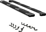 Luverne 584098-570125 Running Boards, Powdercoated Textured Black, Aluminum, 98 in. Length, For Long Models, O-Mega II 6 in. Series