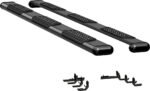 Luverne 584098-570938 Running Boards, Powdercoated Textured Black, Aluminum, Crew Cab Pickup/Extended Cab Pickup/Standard Cab Pickup, 67.4/76.3/96.3 in. Bed, O-Mega II 6 in. Series