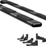Luverne 584098-571339 Running Boards, Powdercoated Textured Black, Aluminum, 98.3 in. Bed, Standard Cab Pickup, O-Mega II 6 in. Series